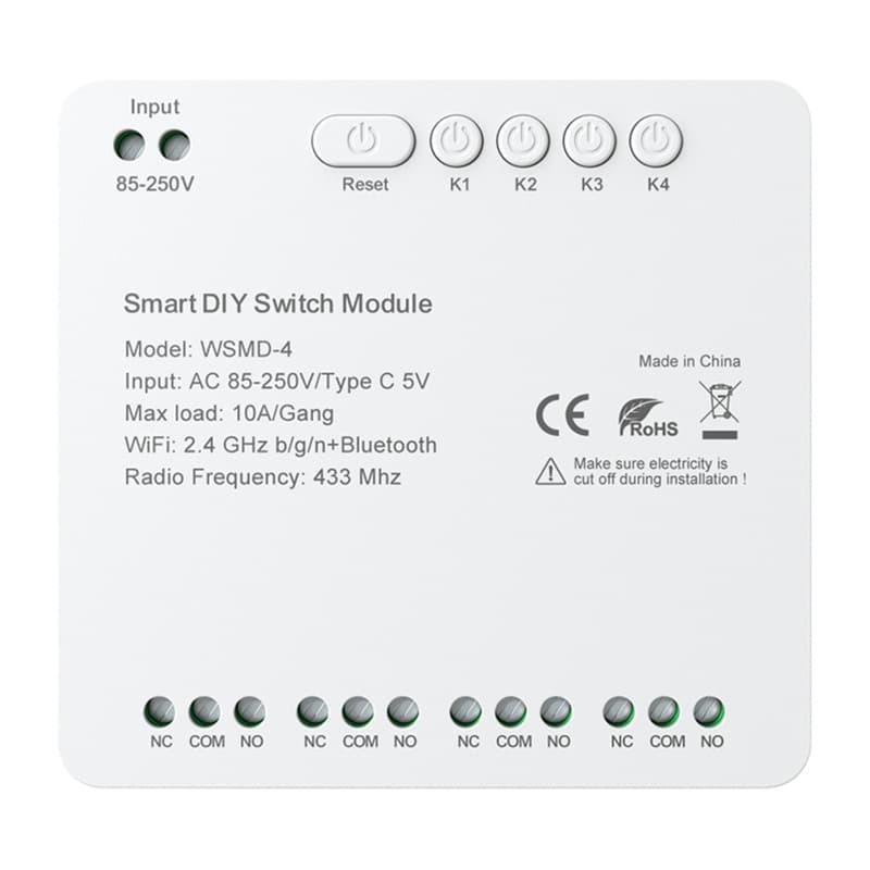 Pametni DIY modul Avatto WSMD-4 (250V)