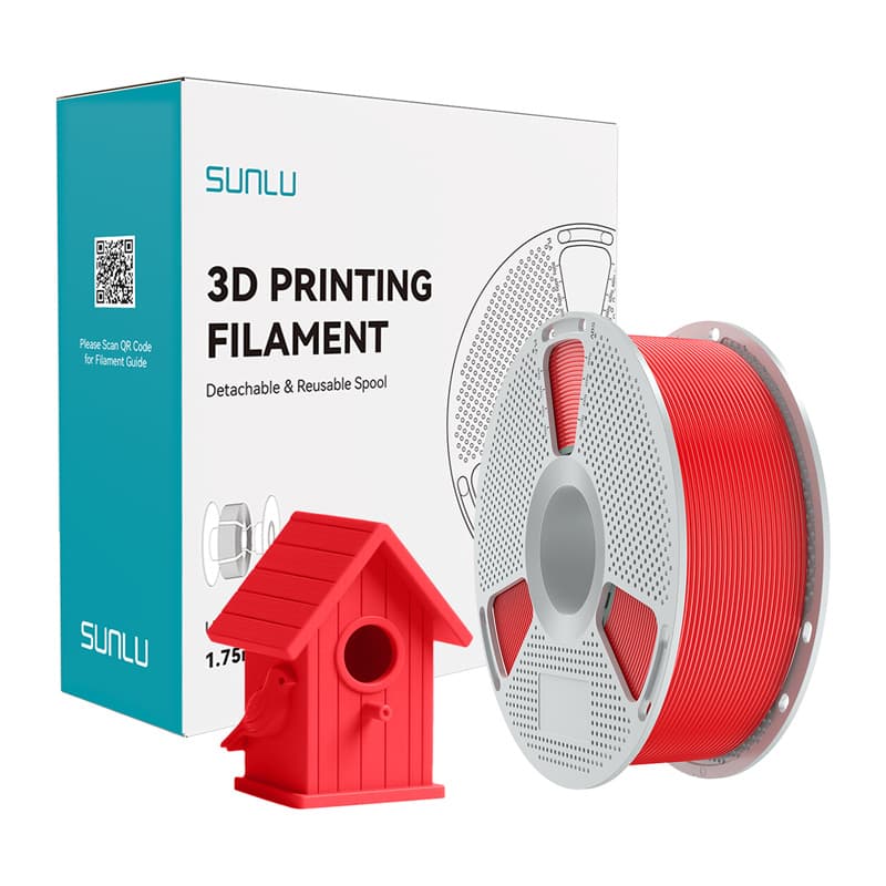 Sunlu ASA filament, 1.75 mm, Rdeča