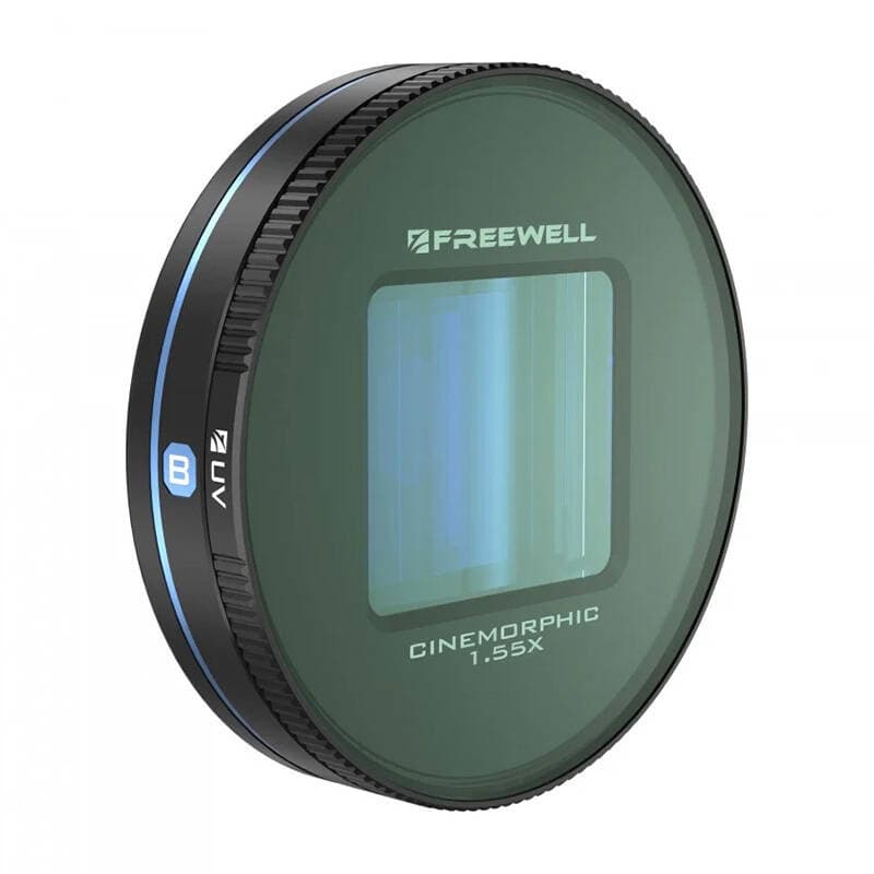 Anamorfna leča Freewell 1.55x modra za Galaxy in Sherp