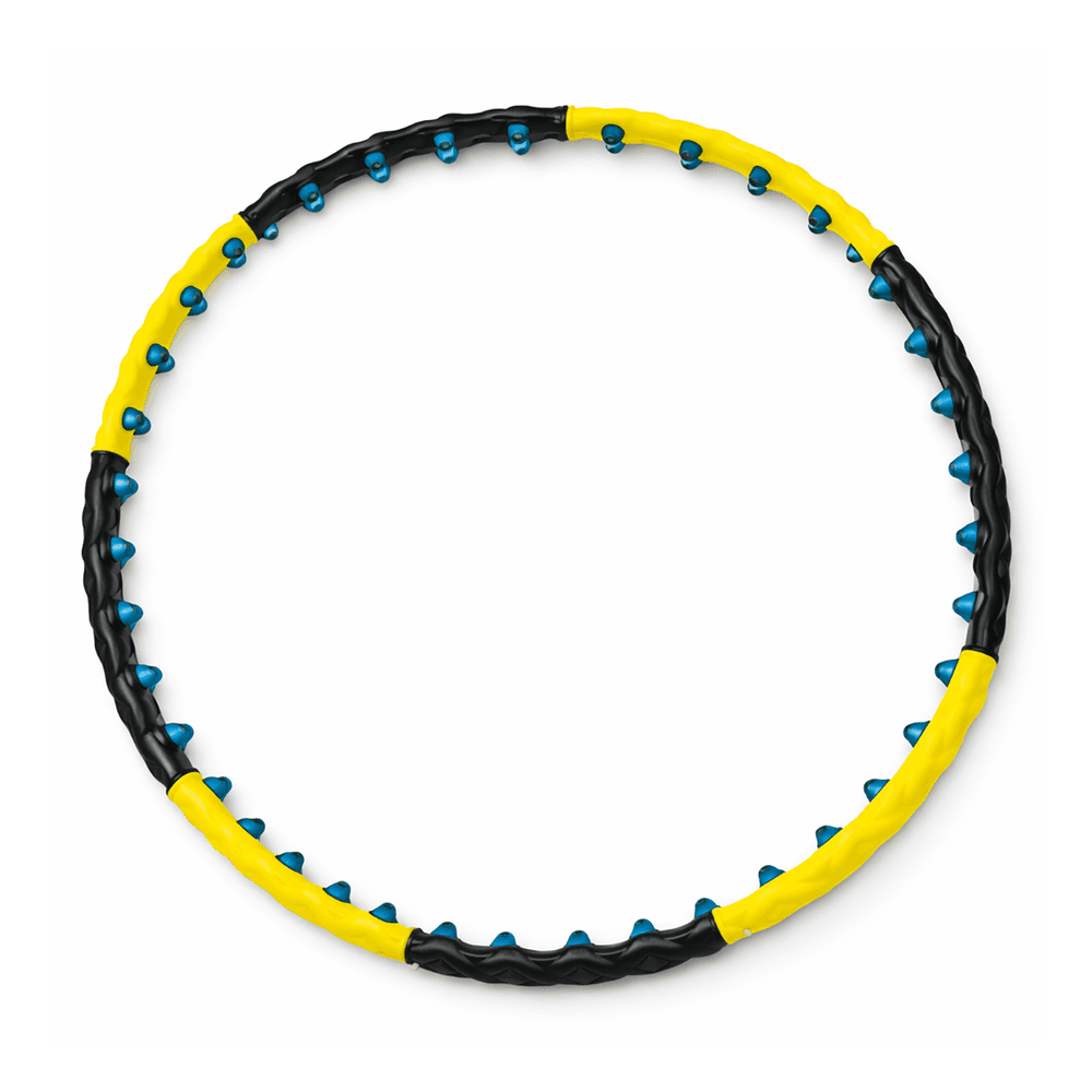 Wozinsky WHH-110 Hula Hoop z masažnimi izrastki - Črno-rumena
