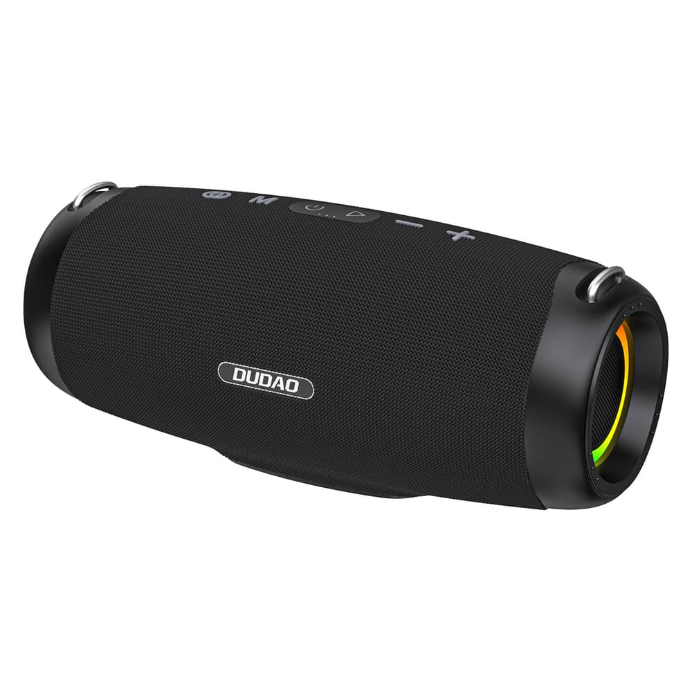 Dudao Y21Pro Brezžični zvočnik z RGB osvetlitvijo, Bluetooth 5.3, črn