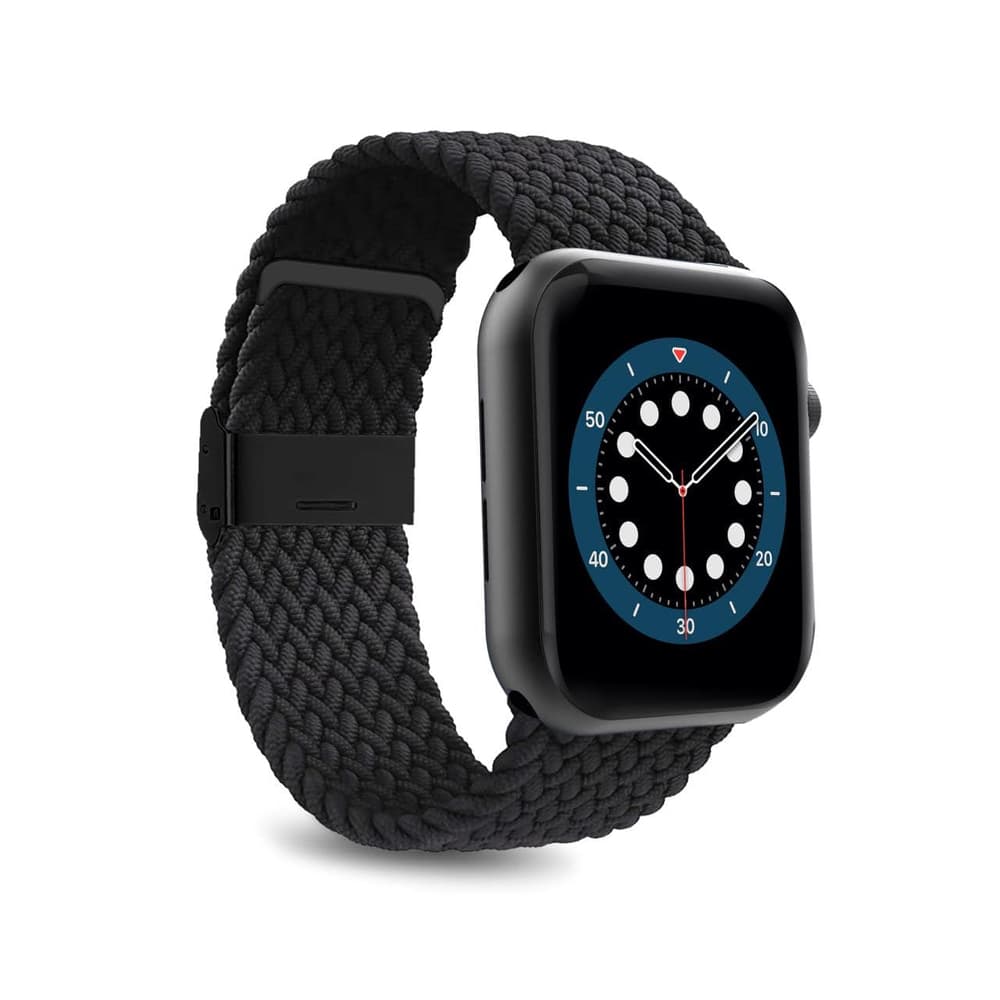 Puro zanka najlon pašček za Apple Watch 38/40/41 mm - črna