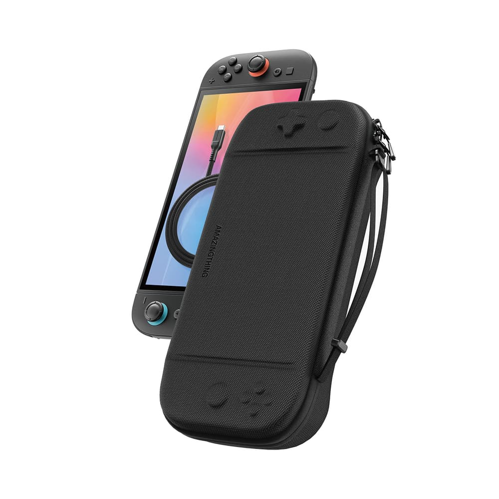 Potovalna torbica AmazingThing PlayShield EDC za Nintendo Switch 2 - črna