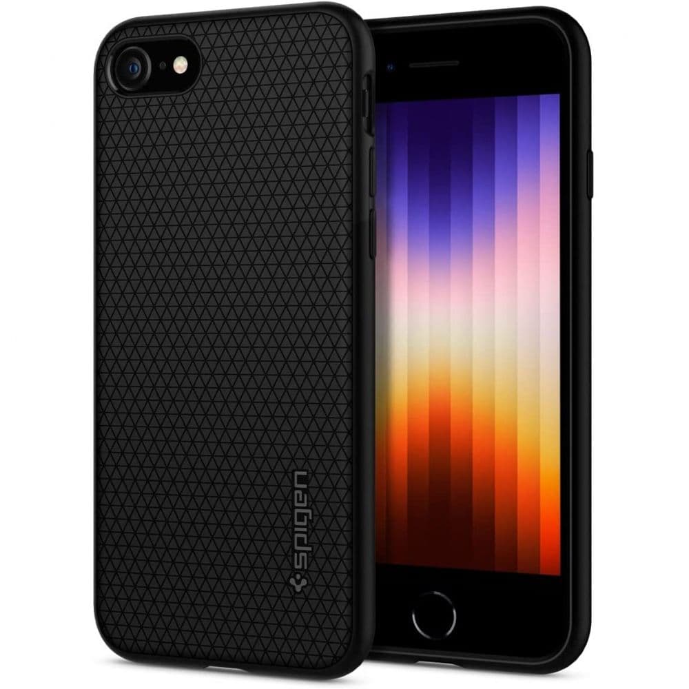 Spigen Liquid Air ovitek za iPhone 7 / 8 / SE 2020/2022 (črn)
