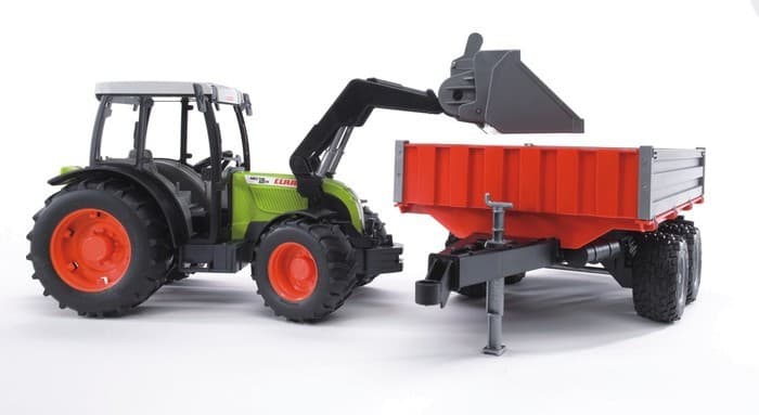 Traktor BRUDER Claas Nectis 267F z nakladalnikom