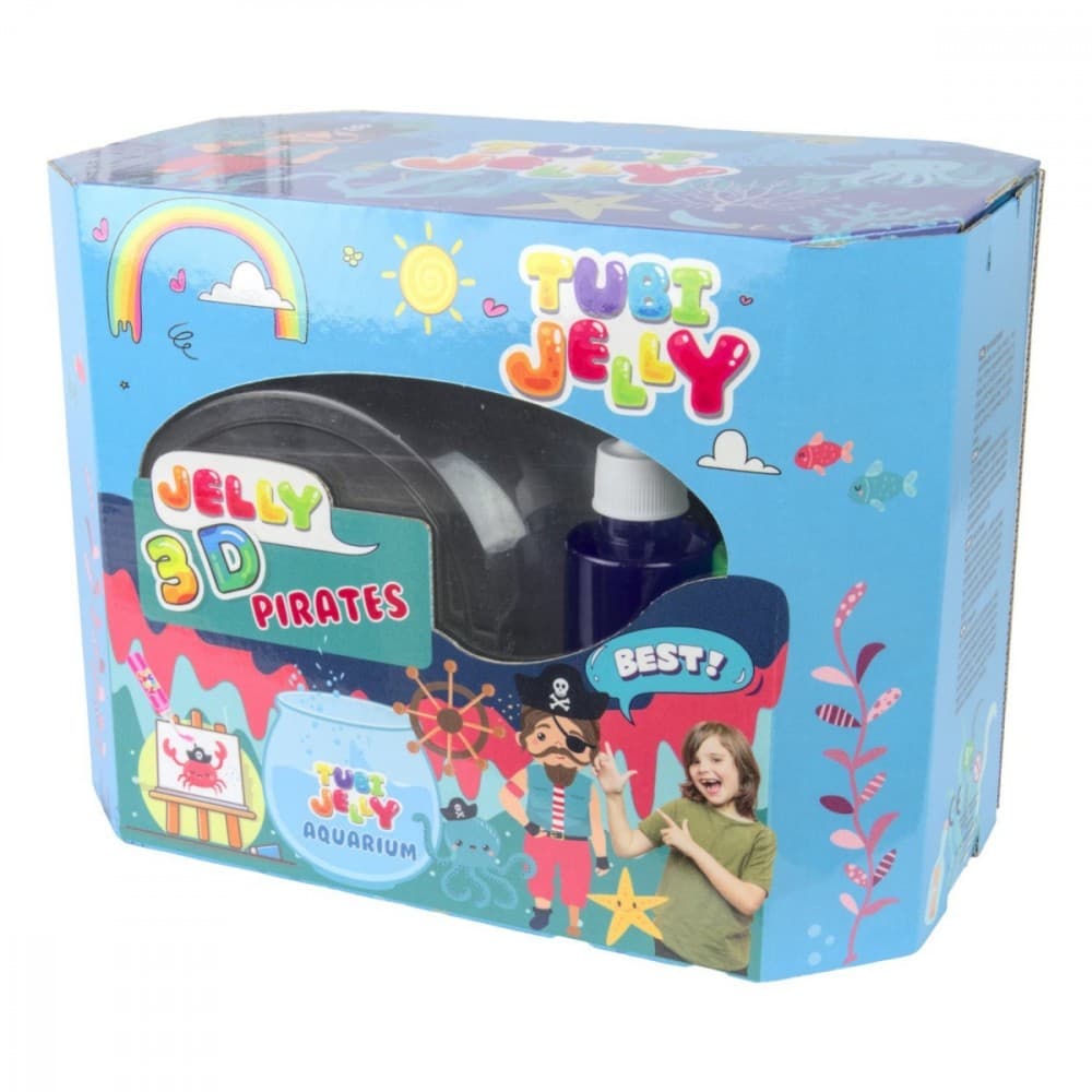 Set Tubi Jelly z akvarijem: 8 barv + pirati
