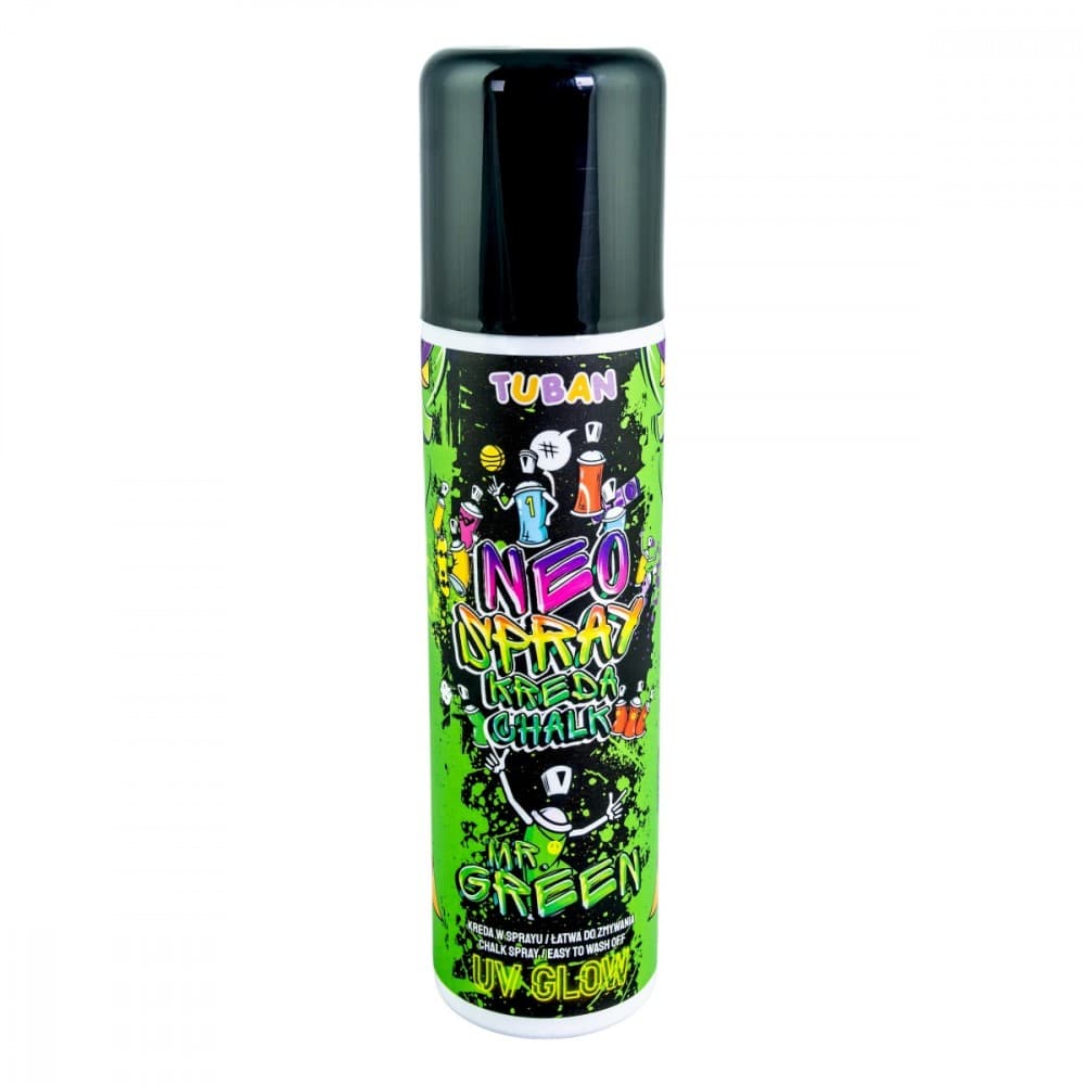 Barvni sprej TUBAN Neo kreda 150 ml – zelena