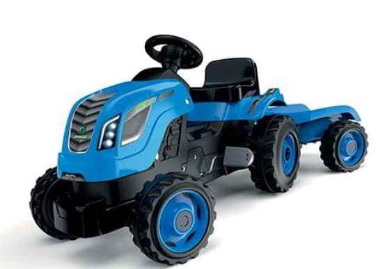 SMOBY Traktor XL s prikolico, modri