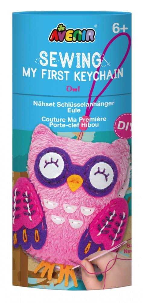 Set za šivanje: obesek za ključe – sova