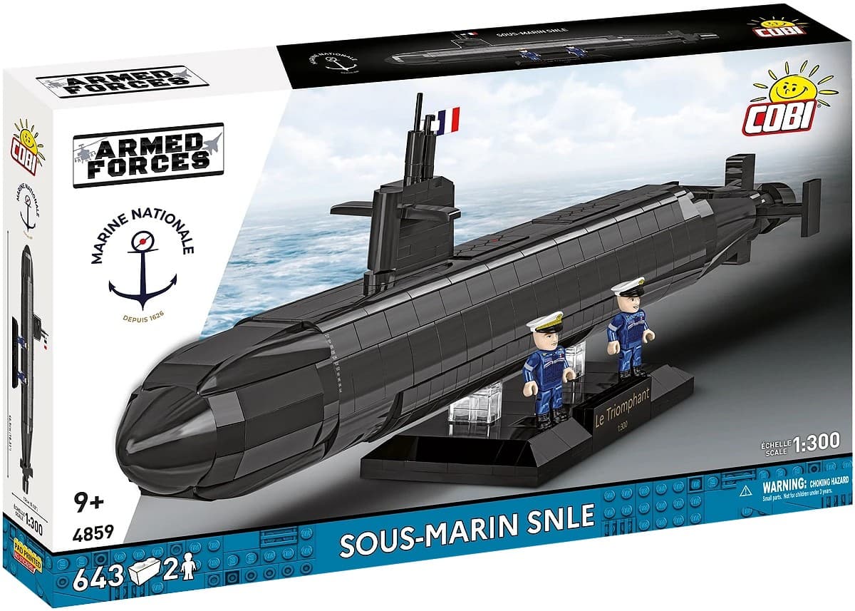 Sestavljivi model podmornice SNLE 643 kocke