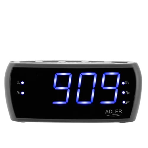 Radio budilka Adler AD 1121 S, LED zaslon