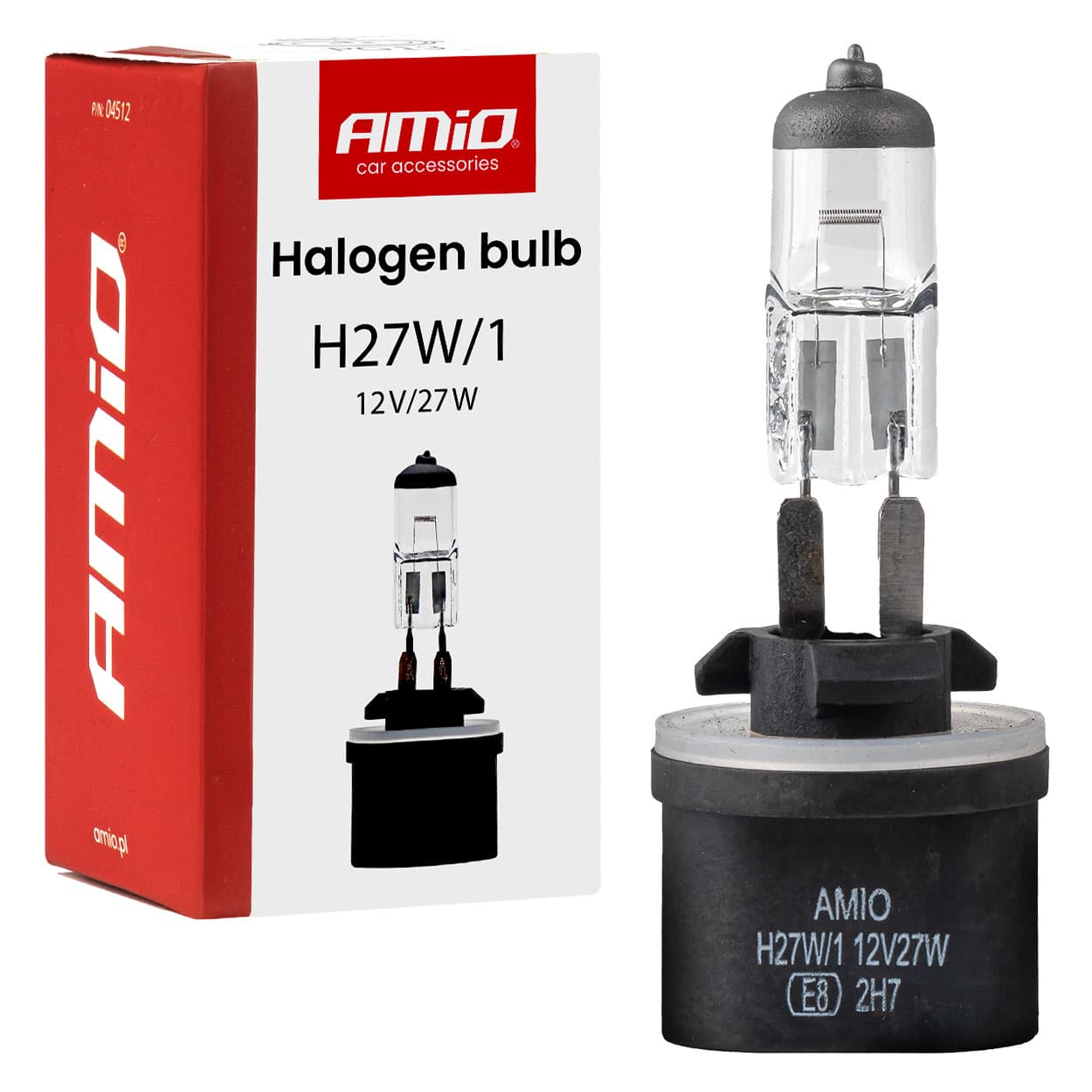 AMiO H27W/1 12V 27W PG13 avtomobilska halogen žarnica