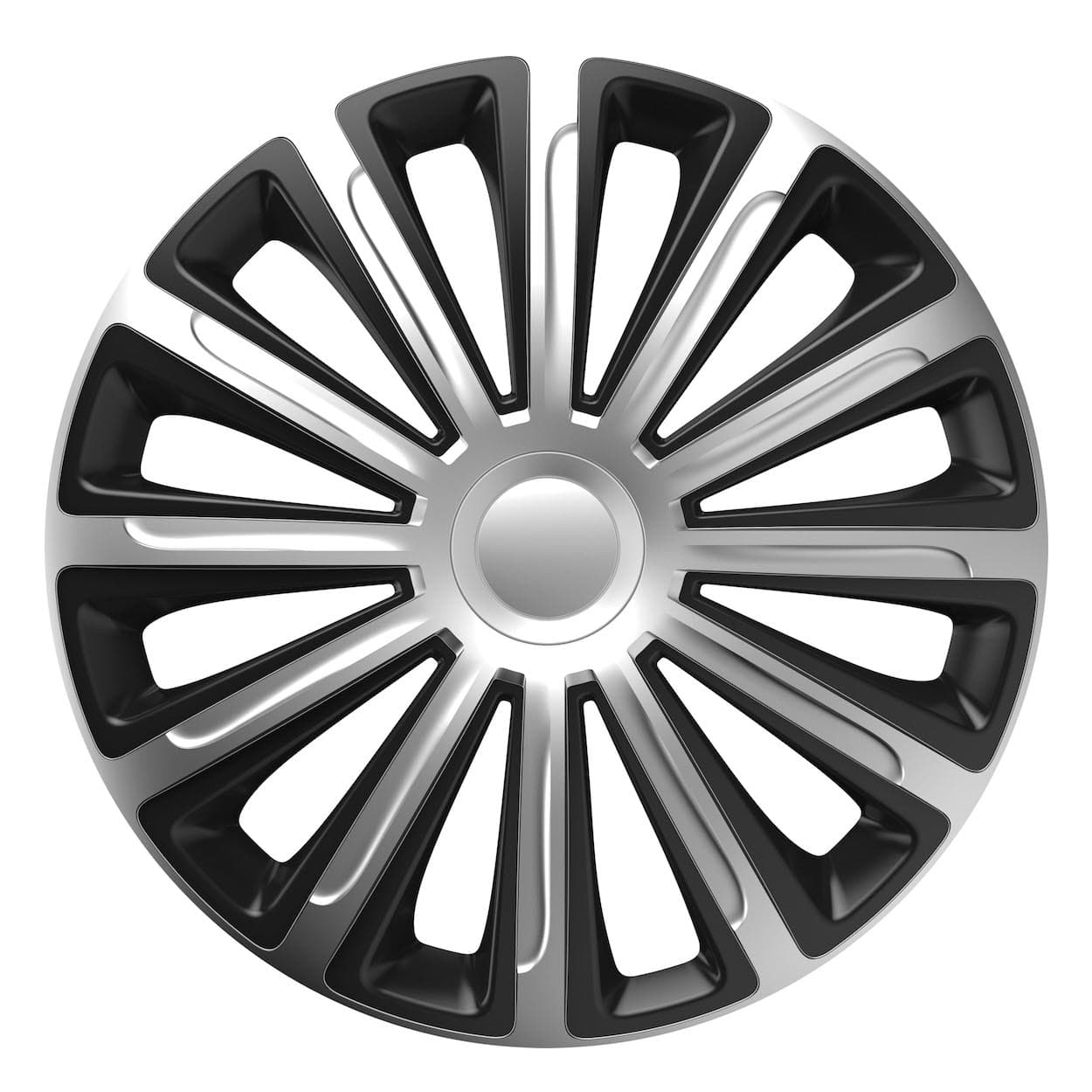 VERSACO Pokrov platišča "Trend Silver&Black", 14"