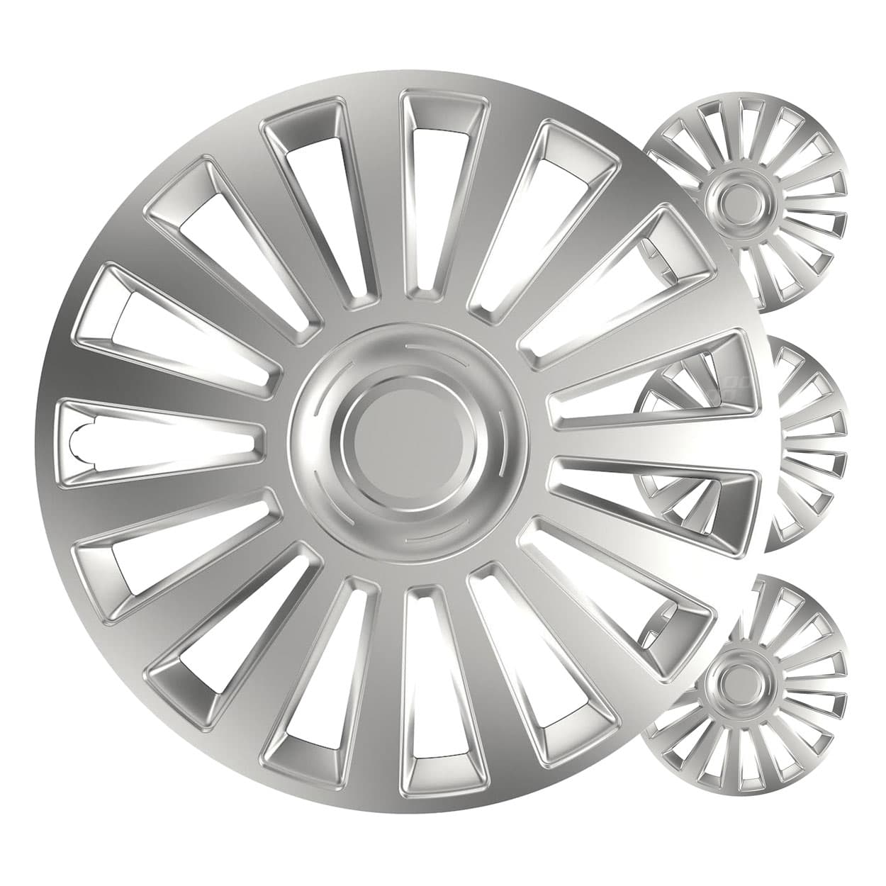 Pokrov za platišča 4/1 VERSACO Luxury srebrn 15"