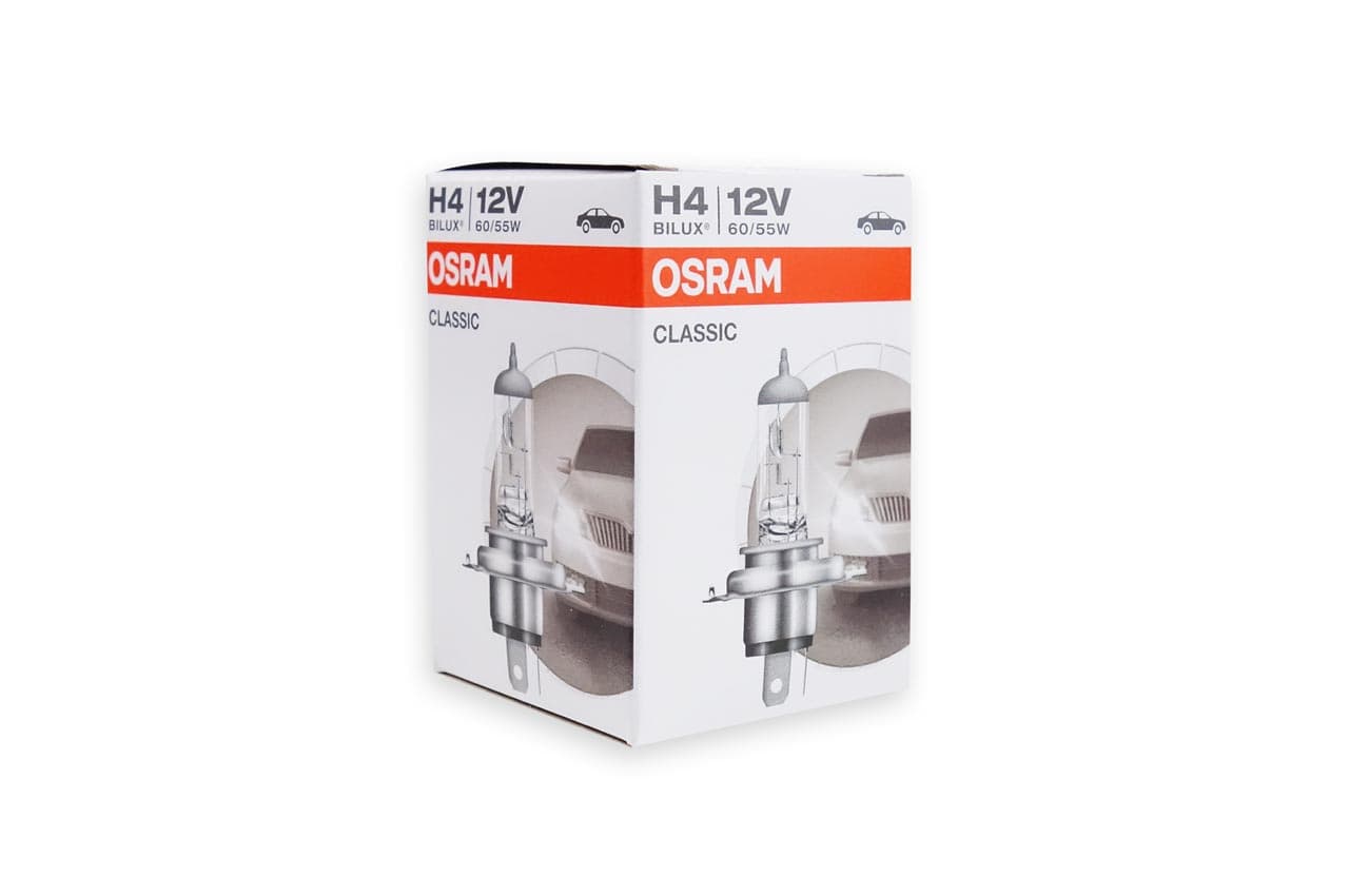 Halogenska žarnica Osram Classic H4, 12V, 60/55W