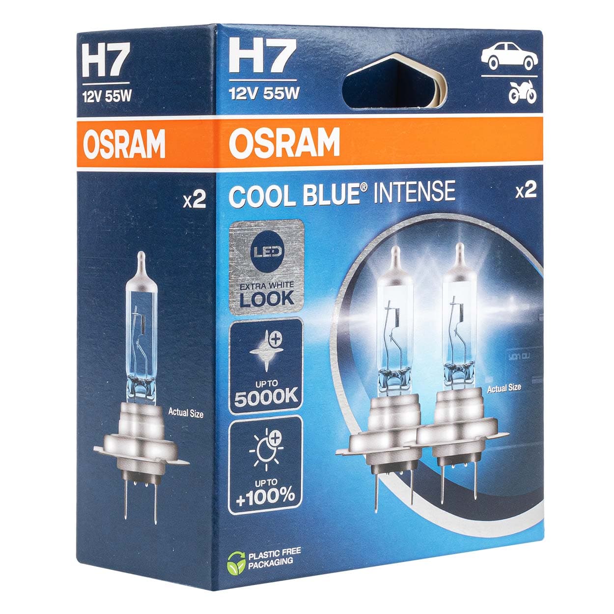 Osram COOL BLUE NEXTGEN H7 (12V, 55W) halogen žarnici - 2 kos.