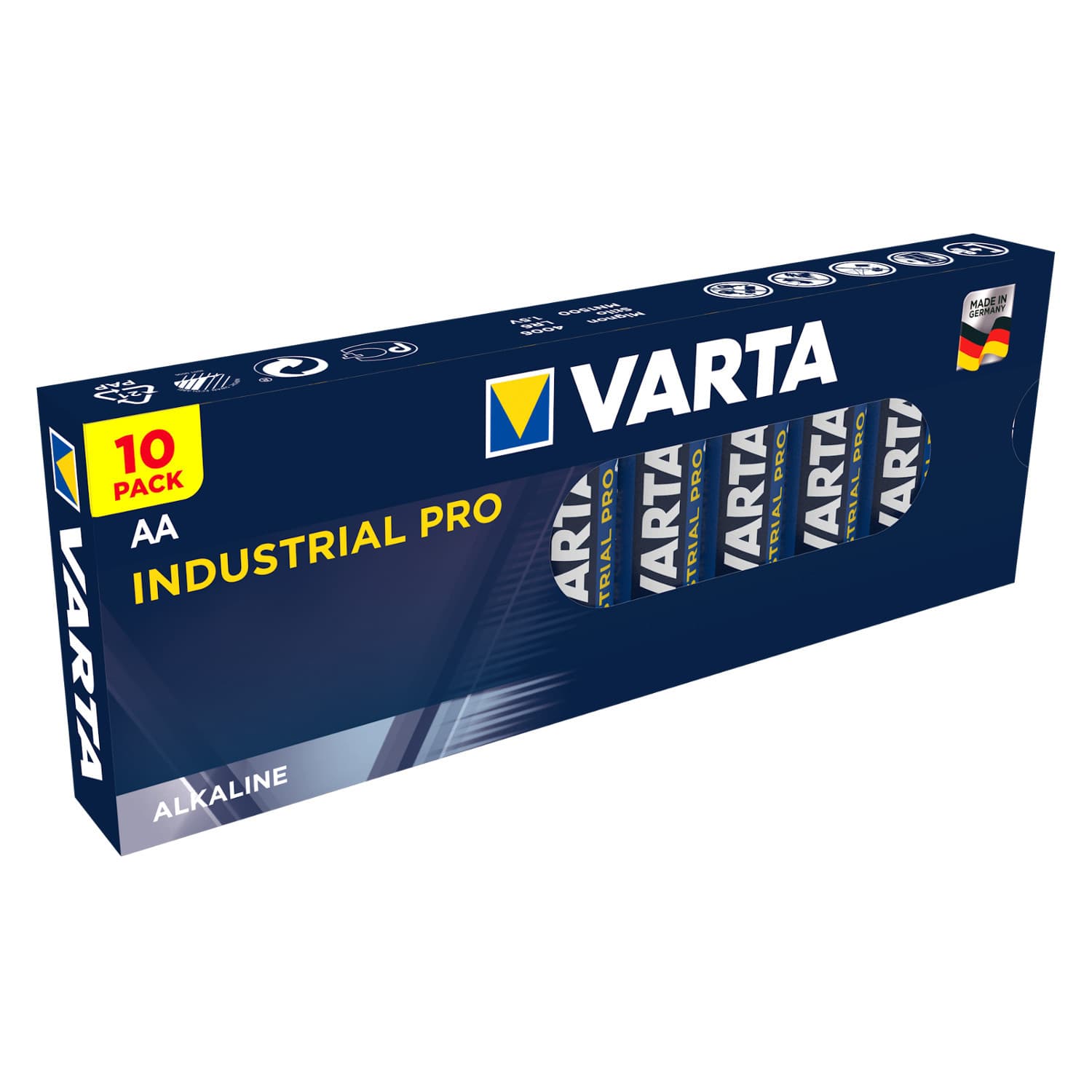 Baterije Varta Industrial LR6 AA alkalne 1,5V (10 kos)