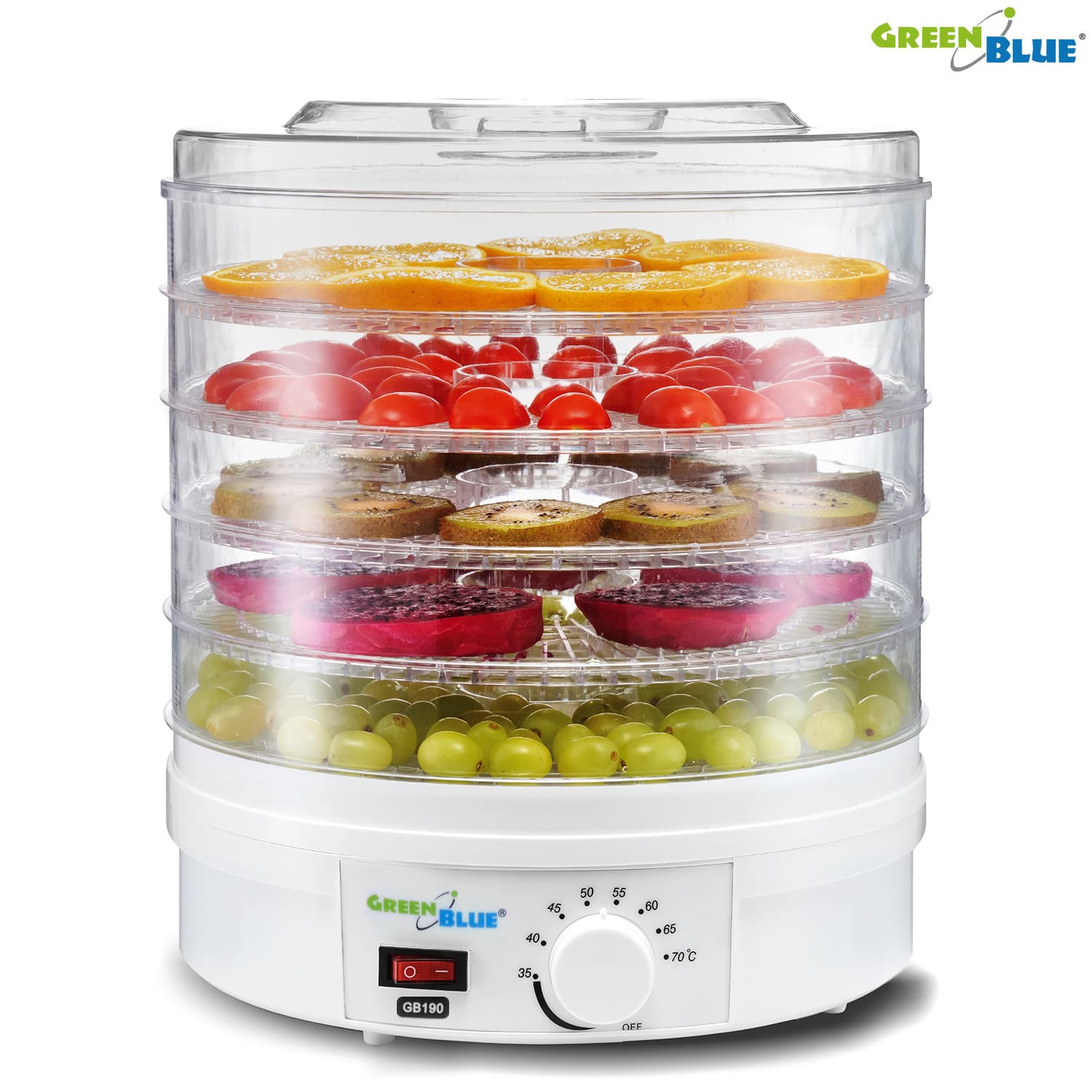 Sušilnik za živila GreenBlue GB190, 250W