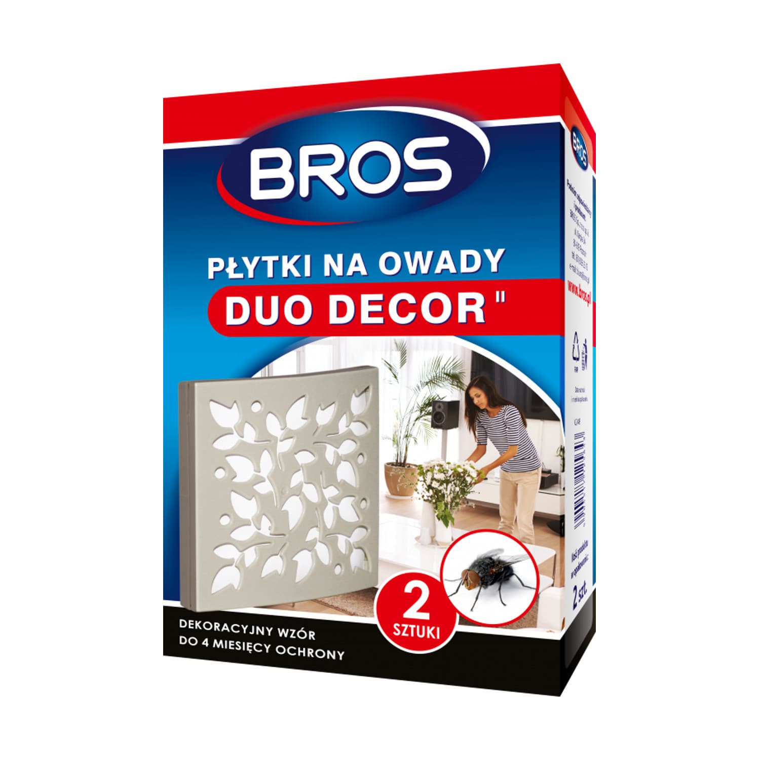 Bros Duo Decor Ploščici za zatiranje mrčesa (2 kosa)