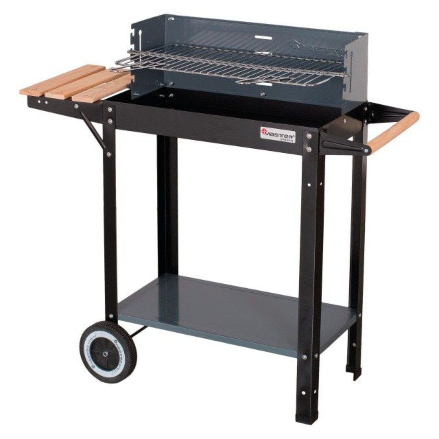 Pravokotni žar 53x27cm z dodatno polico Master Grill MG909