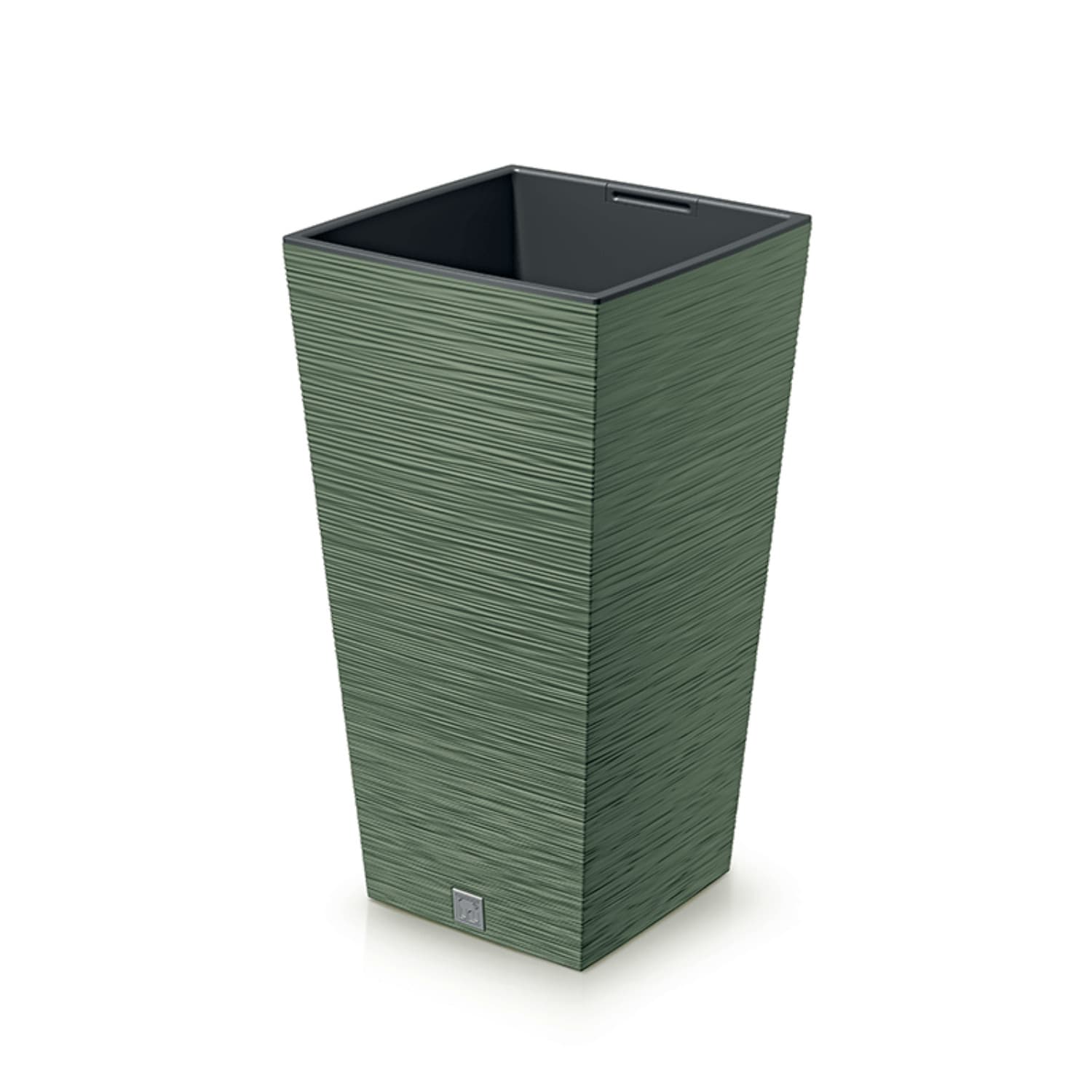 Dvodelna vaza FURU SQUARE DFSH300, 30 cm, zemeljsko zelena