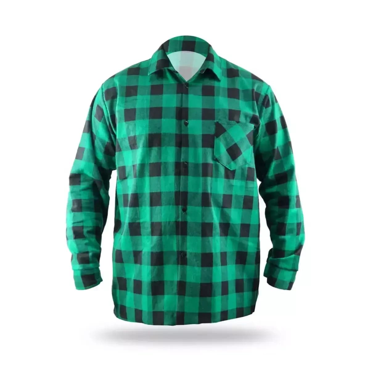 Dedra Flanelna srajca, zelena, S