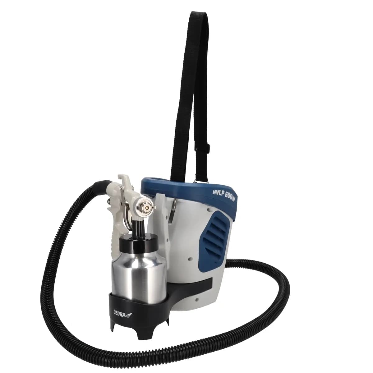 Dedra HVLP pištola za barvanje 700W, posoda 1L, 1.5m cev