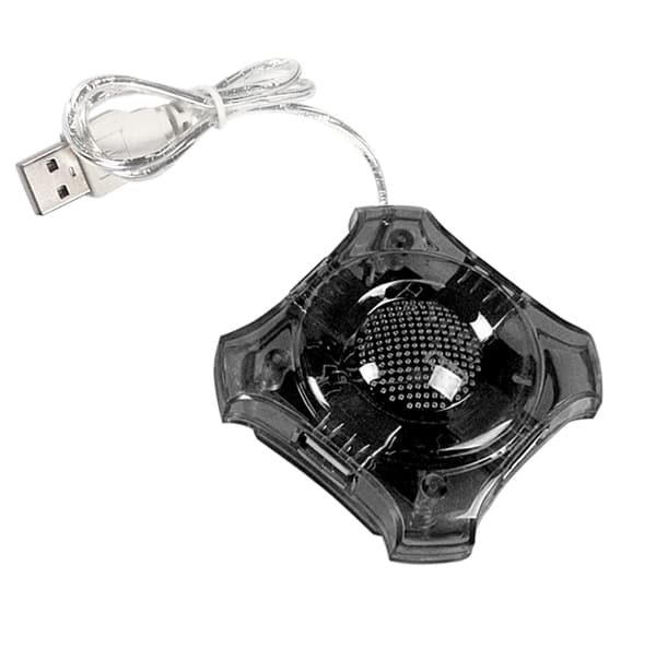Esperanza EA150K USB 2.0 hub 4x USB, Star, črna