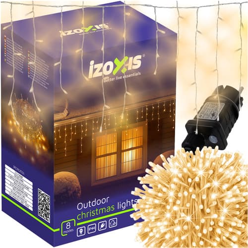 Božične lučke IZOXIS 500 LED, 22,5m, toplo bele, IP44