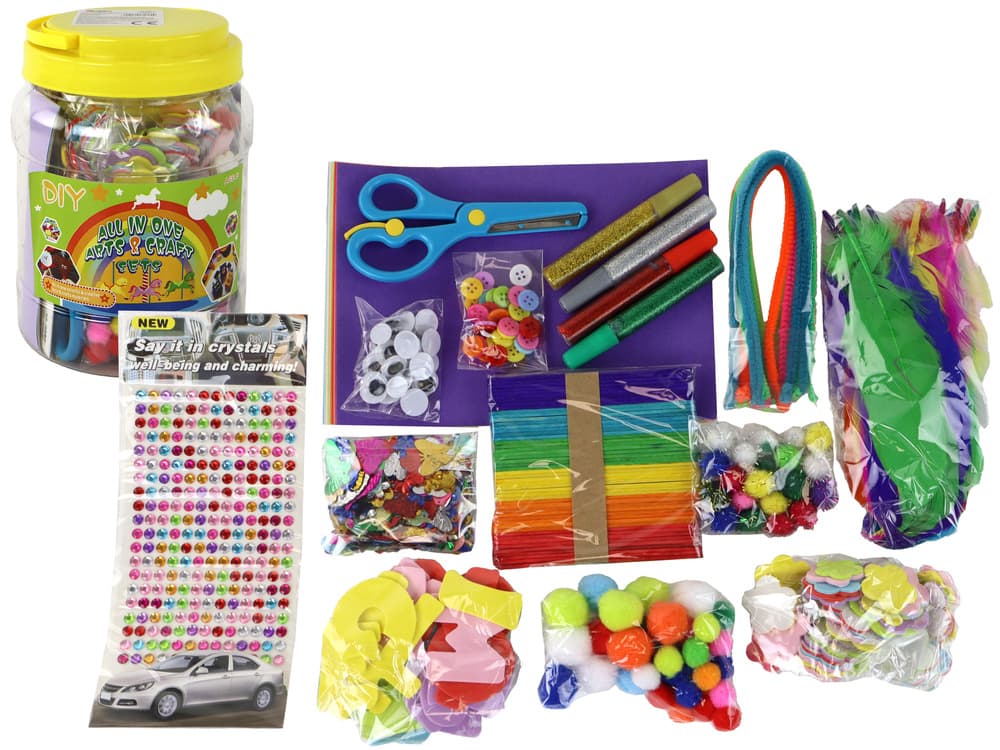 Ustvarjalni Likovni Komplet v Kozarcu DIY