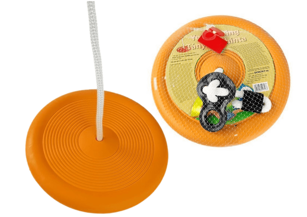 DOREX Okrogla vrtna gugalnica, oranžna, Ø 28 cm