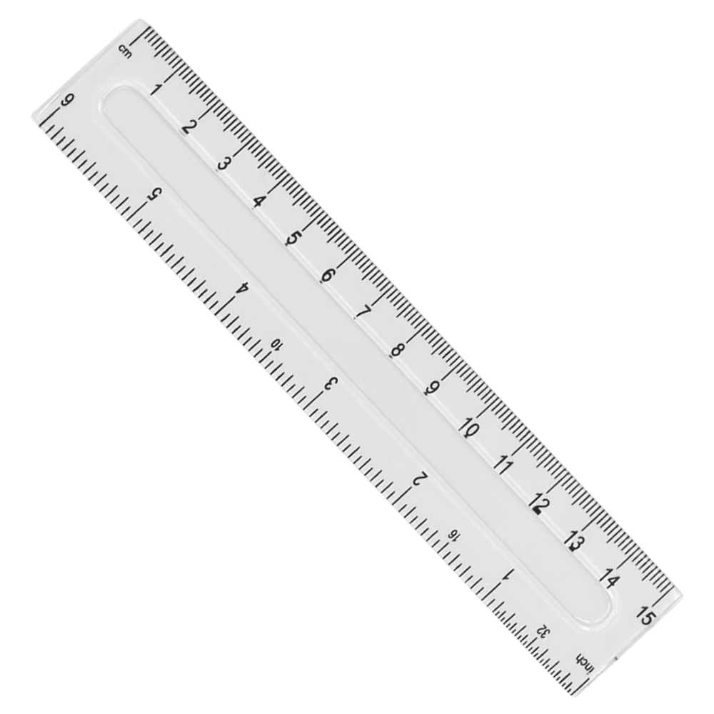 Ravnalo GRAND, plastično, 15 cm
