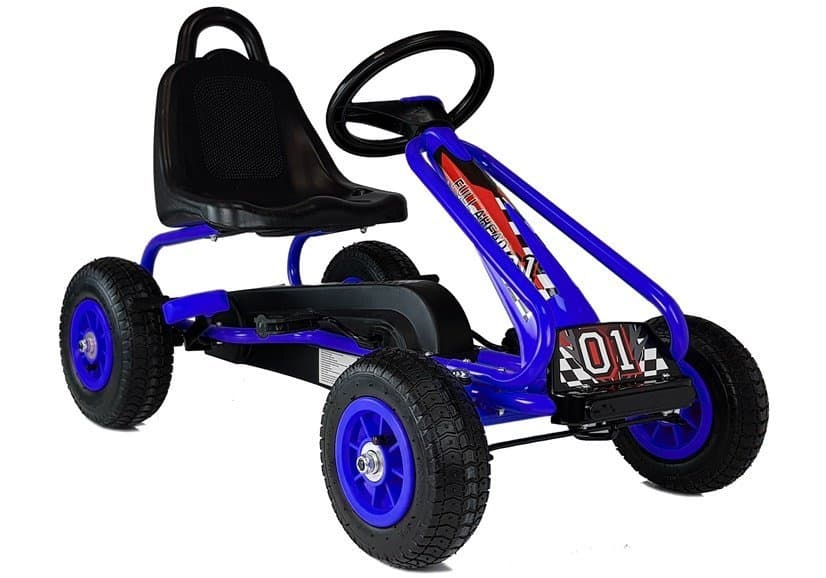 LEAN TOYS Otroški gokart na pedala G201 - Modri