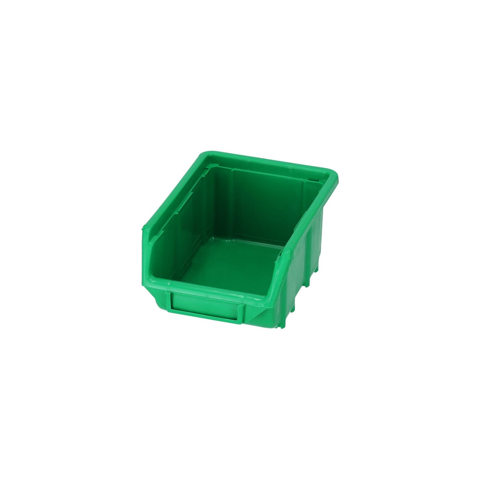 Zelena plastična škatla s predalom 160x250x129mm