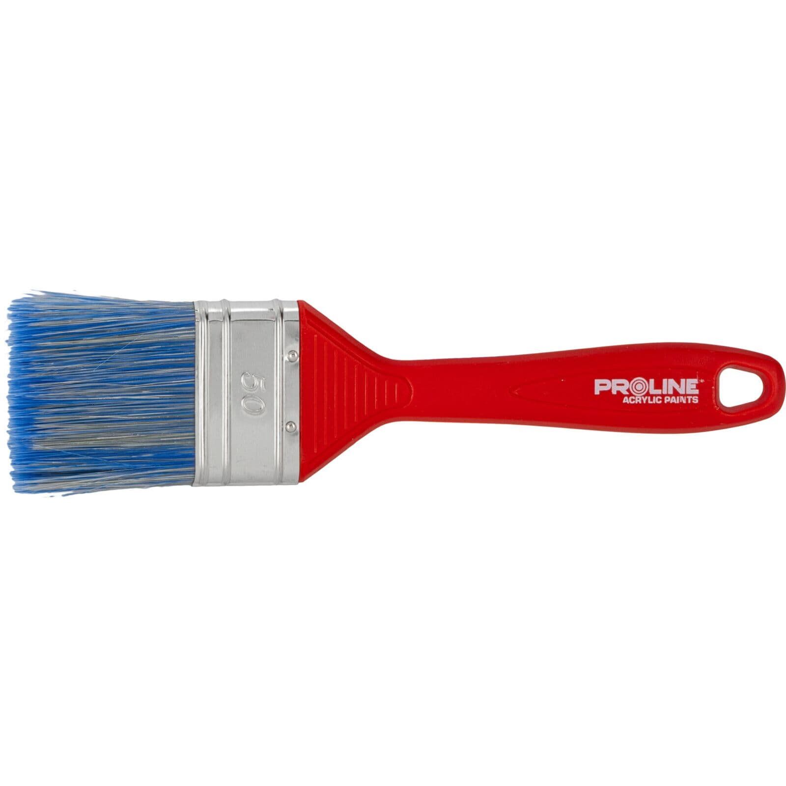 Ploščati čopič Proline standard 50 mm, akril, plastični ročaj