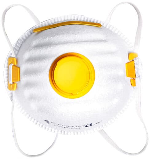 Pro polmaska FFP1 z ventilom, 3 kosi