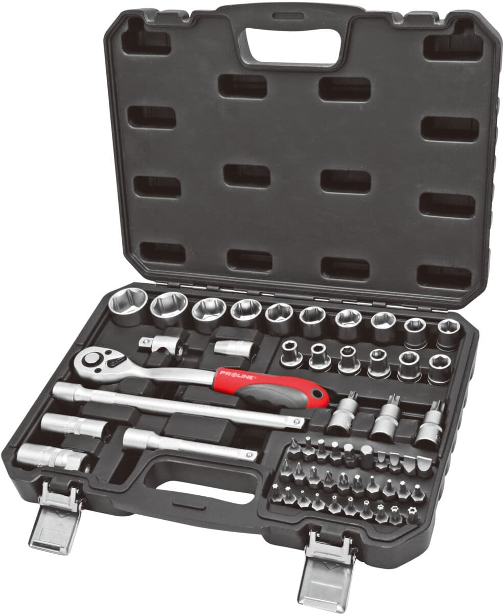 Set nastavkov in bitov Proline 56 kosov (1/2") CRV