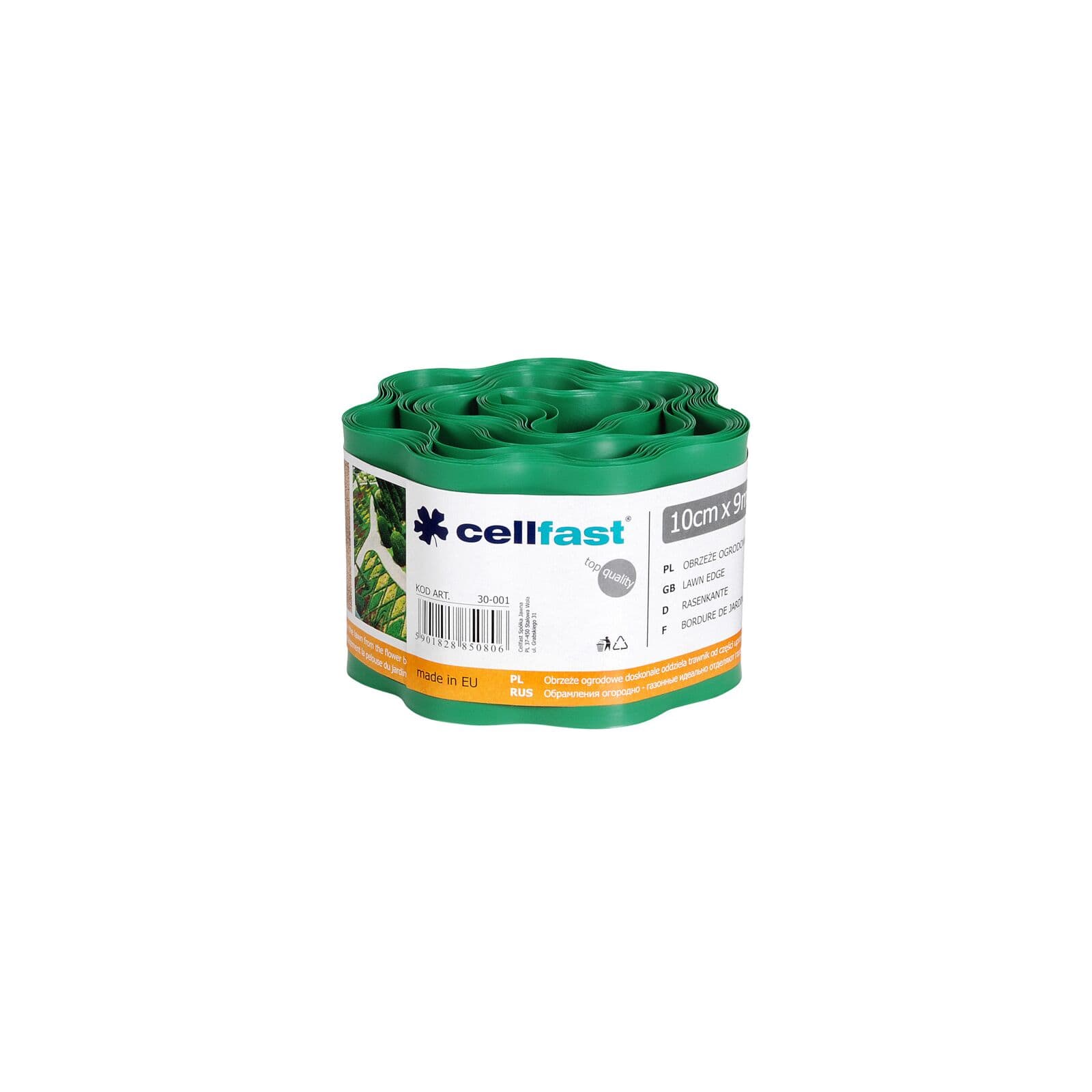 CELLFAST Vrtno obrobo zelena, 15cm x 9m