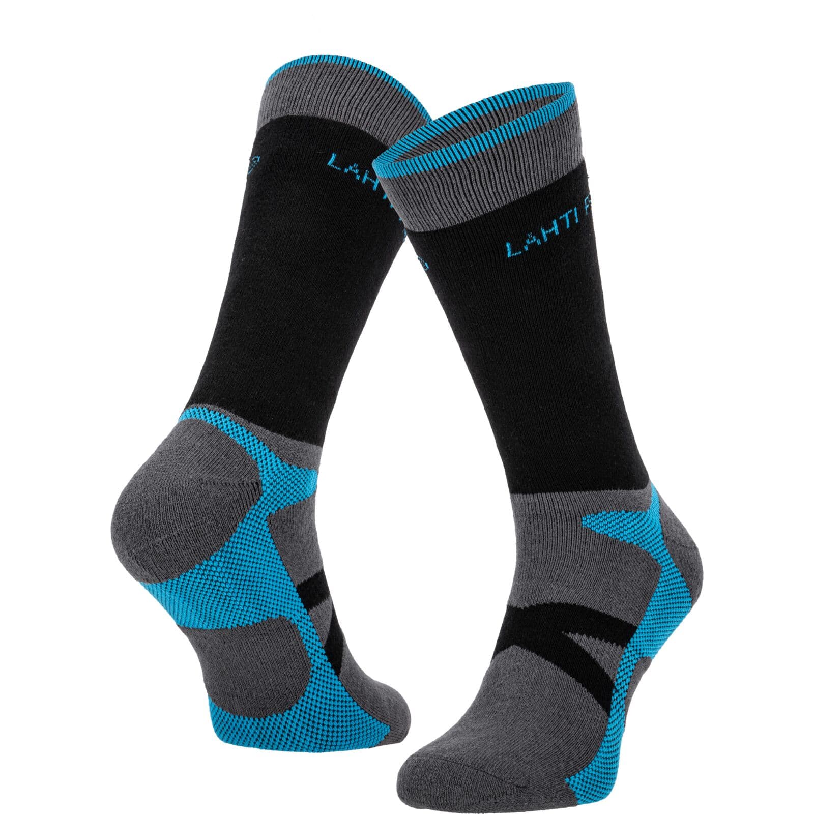Lahti Pro delovne nogavice, sivo-modre, "39-42"