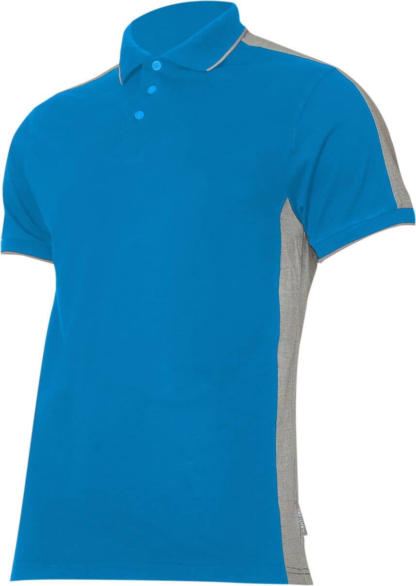 Polo majica Lahti Pro, modro-siva, 190g/m2, 3XL