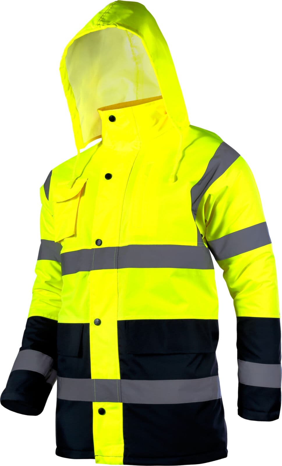 Ociepljena varnostna jakna Lahti Pro, rumena, 3XL