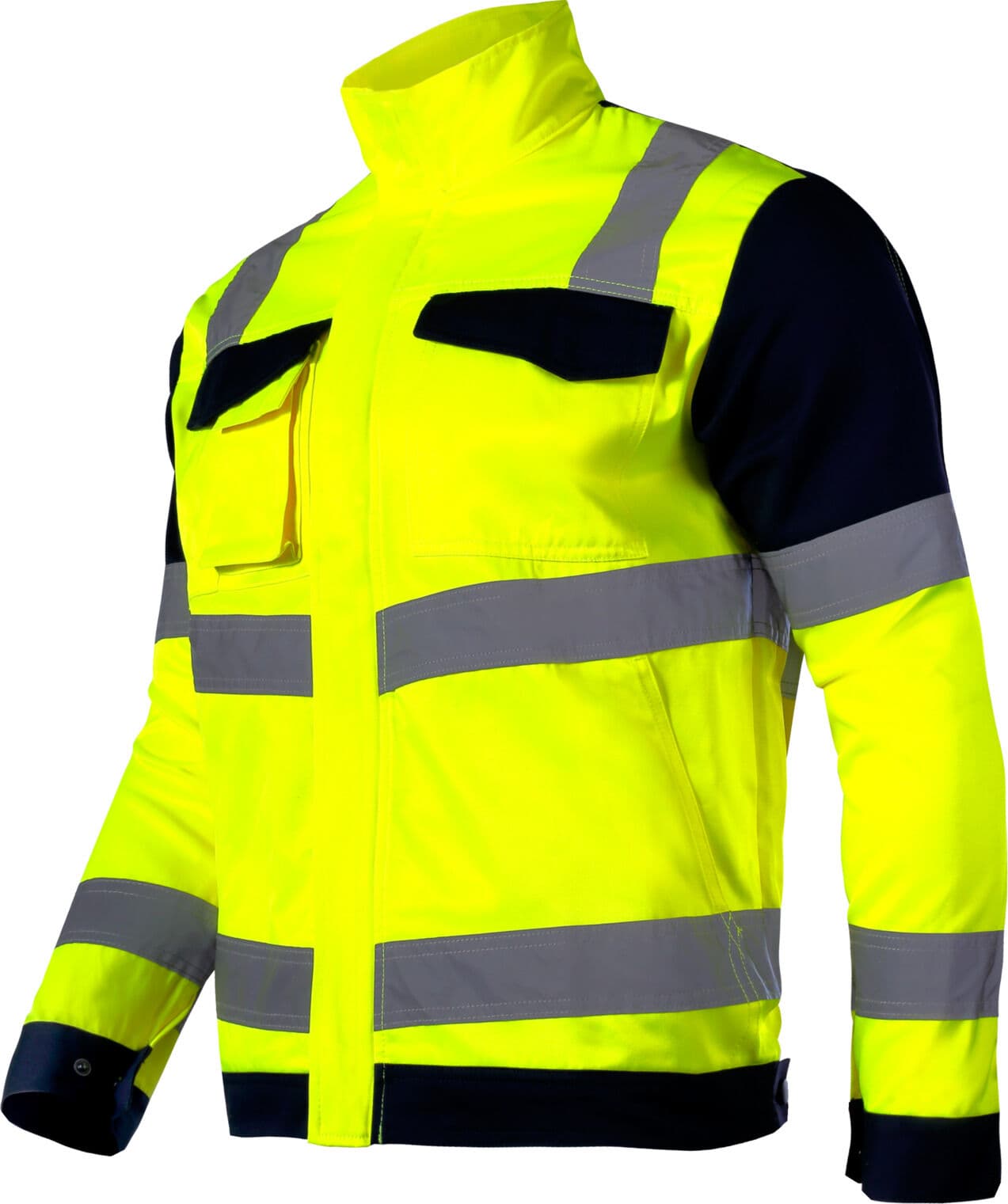 Premium varnostna jakna Lahti Pro, rumena, S