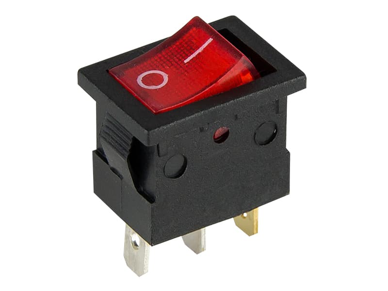Blow MK1012C Preklopno stikalo, rdeče, 12V
