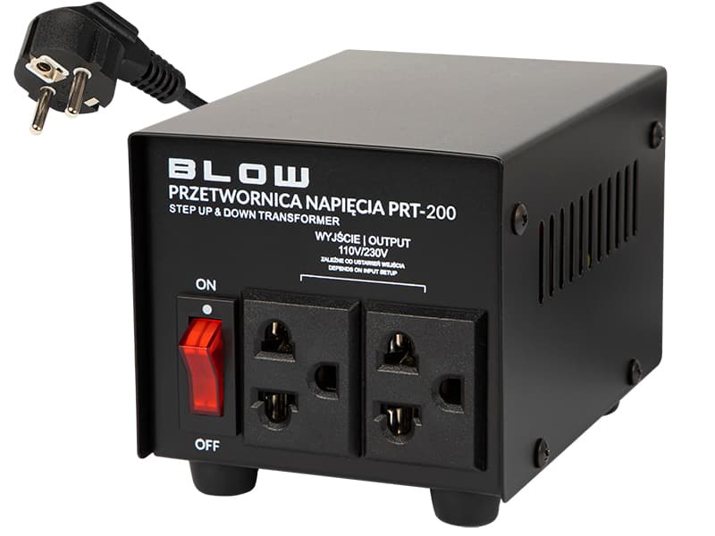 Blow Pretvornik napetosti PRT-200W (230V <-> 110V)