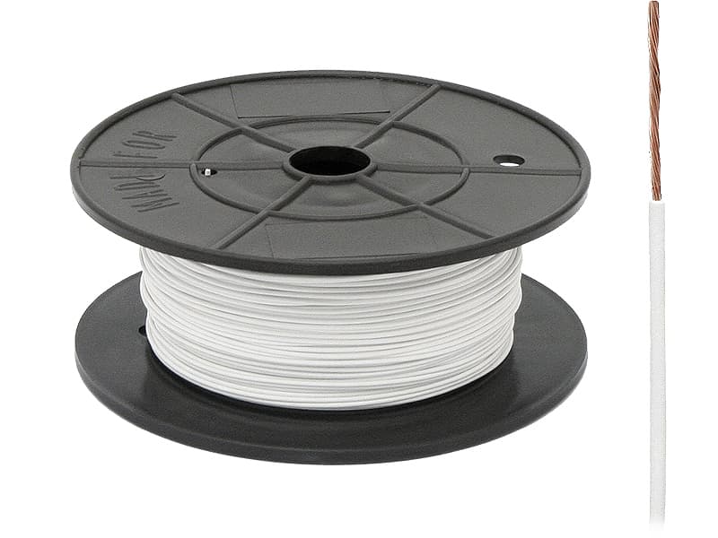 Avtomobilski vodnik Blow FLRY-B 0.50mm², bela, 100m