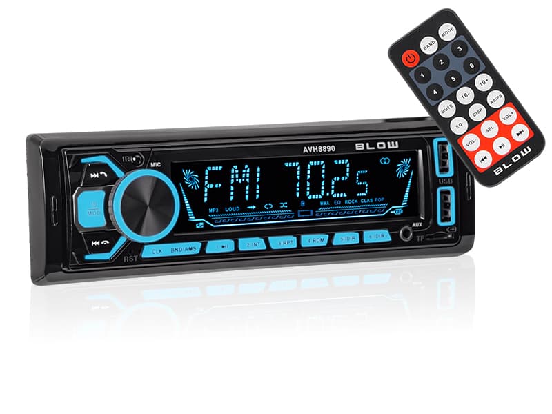 Blow Avtoradio AVH-8890, RDS, App, RGB, MP3, USB, Micro SD, Bluetooth