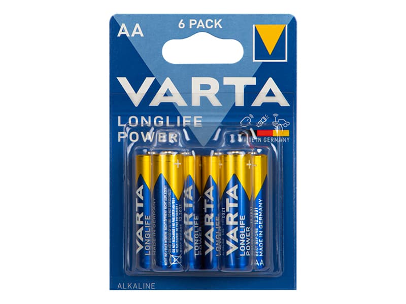 Alkalne baterije Varta Longlife AAA LR3, 4 kos