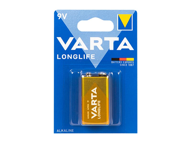 Baterija Varta Longlife 9V alkalna (1 kos)