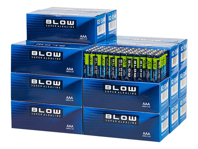 Baterije Blow Super Alkaline AAA LR3 1.5V, 720 kos