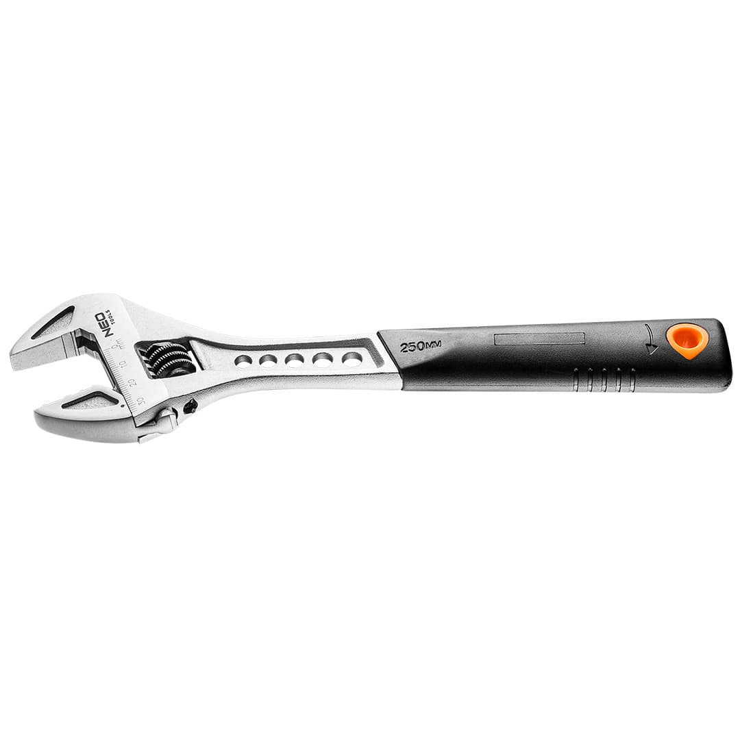 NEO TOOLS nastavljiv ključ 250 mm, območje 0-33 mm